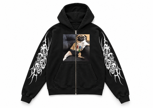 HIJO DE PERRA ZIP UP HOODIE
