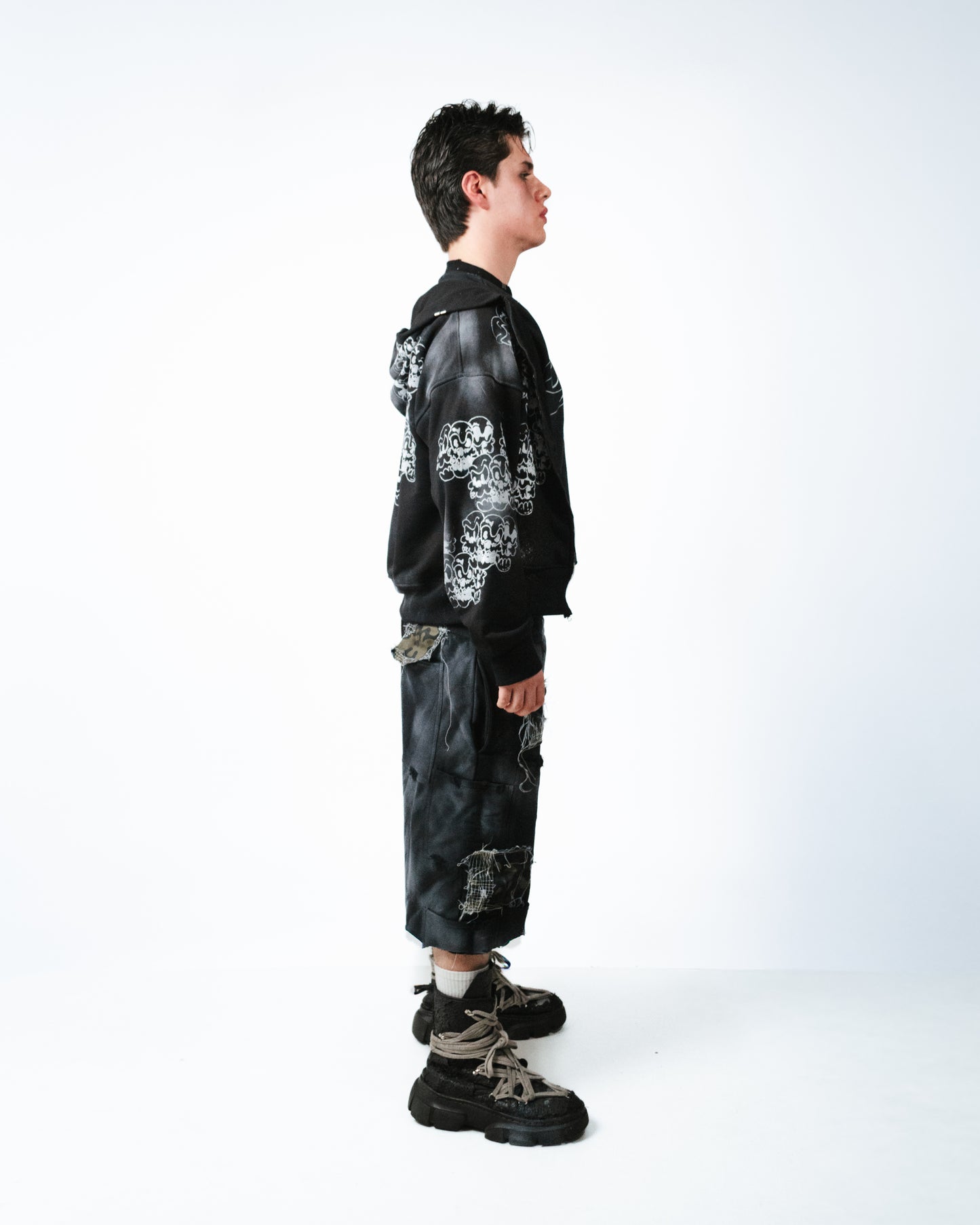 SKL-GNG ZIP UP HOODIES.